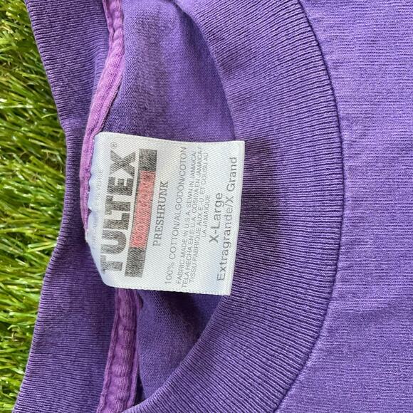 Vintage 90s TV Sitcom Coach Purple T-Shirt Size XL - Picture 4 of 6